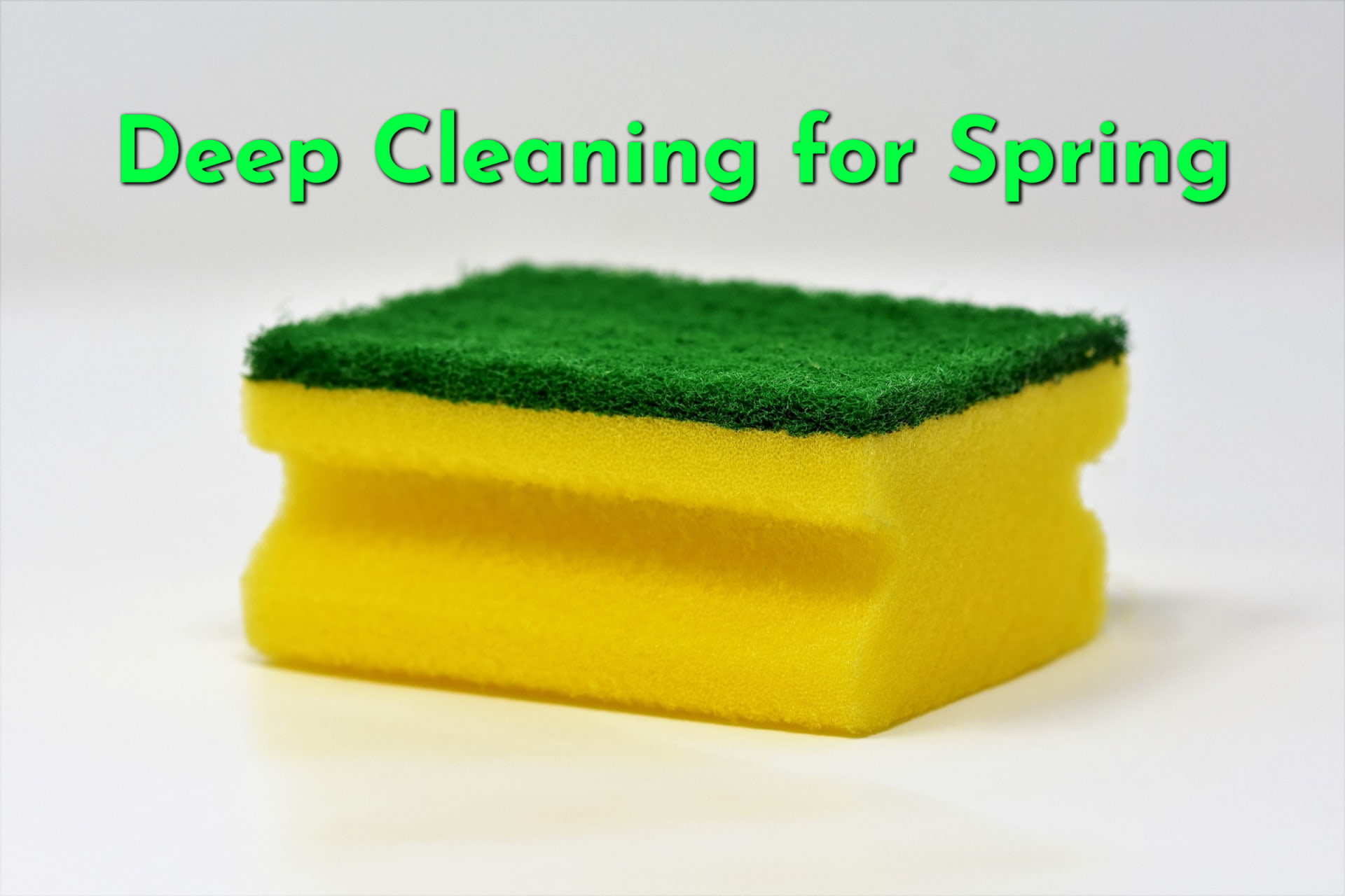 A scrubber sponge for deep cleaning